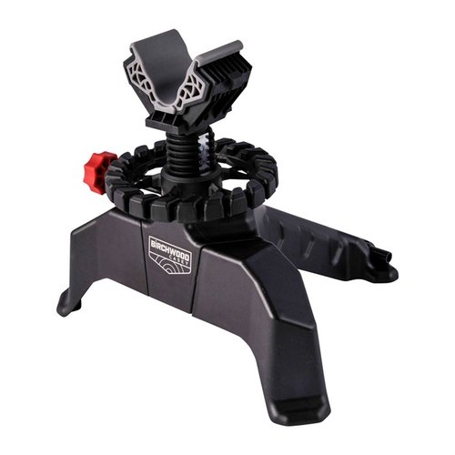 TANGO FRONT MOUNT RIFLE/PISTOL SHOOTING REST offers a padded front rest, non-marring material, adjustable elevation, and is compatible with most handguns.