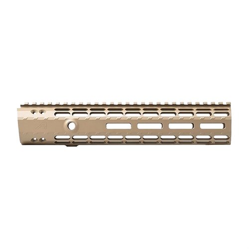Aero Precision's GEN-2 Enhanced M-LOK Handguard offers a lightweight, free float design with anti-rotation tabs, scalloped rails, and quick disconnect sling sockets.