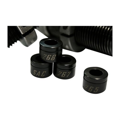 Neck/Shoulder Sizing Bushings from Short Action Customs enhance cartridge concentricity, reduce neck runout, and ensure precise sizing with a smooth finish.