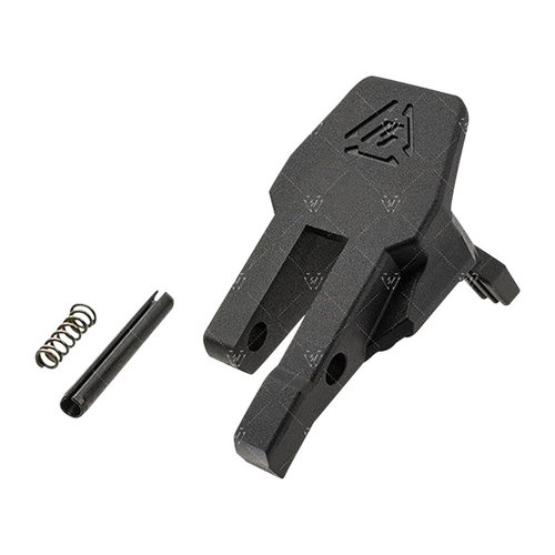 Strike Industries CZ Scorpion EVO Magazine Release allows one-handed operation for faster reloads, enhancing shooting efficiency and control.