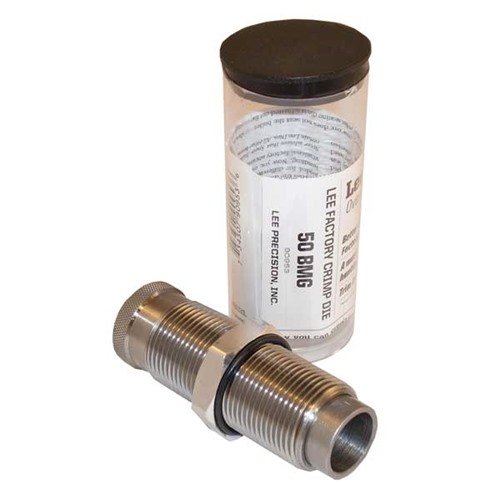 Lee Factory Crimp Die provides a firm crimp for improved accuracy, ensuring consistent pressure and reduced velocity variation for better shooting performance.