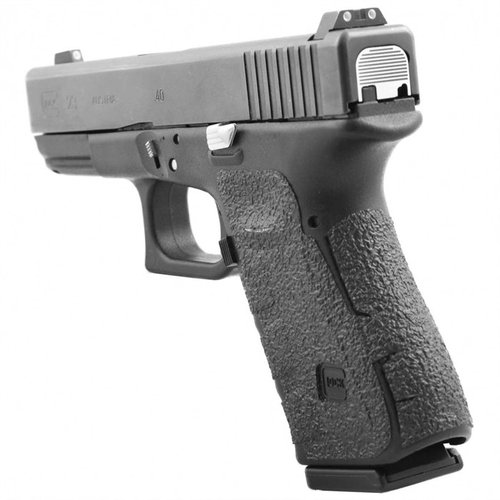 Enhance your Glock's control with Talon Grip Tape, easy to apply, non-permanent, and designed for total coverage on G19, G23, G25, G32, G38 models.