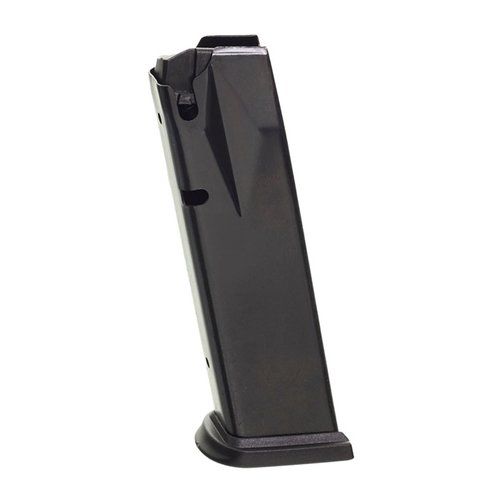 CANIK TP9 18RD Magazine Steel features a durable heat-treated carbon steel body, reliable injection molded follower, and a strong chrome silicone spring, made in USA.