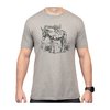 Stylish BURRO T-SHIRT made of 100% combed ring-spun cotton, featuring a tag-less neck, durable double-needle stitching, and available in sizes S-3XL.