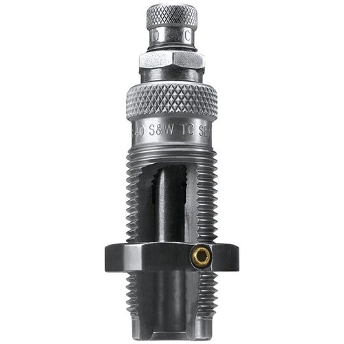 RCBS Taper Crimp Seater Die ensures precise bullet seating and a secure taper crimp, enhancing accuracy and reliability for 9mm Luger and 9x21mm cartridges.