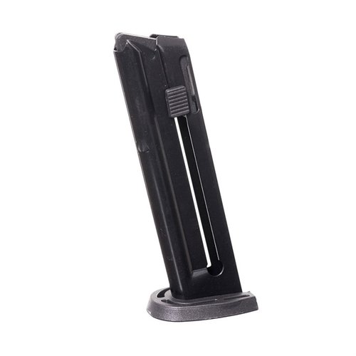 Pro Mag's M&P22 magazines feature durable heat-treated steel construction, corrosion resistance, and a reliable 10-round capacity for optimal range performance.