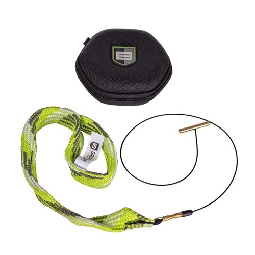 Breakthrough Clean Battle Rope 2.0 offers enhanced cleaning with integral bronze and removable nylon brushes, easy ejection port insertion, and a hard case for portability.