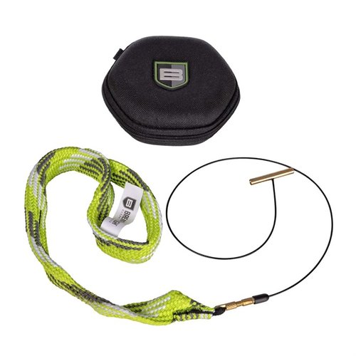Breakthrough Clean Battle Rope 2.0 offers enhanced cleaning with dual brushes, easy field use, caliber identification, and a portable storage case for your firearm.