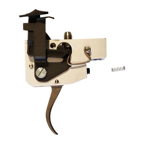 Upgrade your Tikka trigger with Mountain Tactical's zinc plated spring for a consistent 12-24 oz pull, enhancing performance while ensuring factory safety.