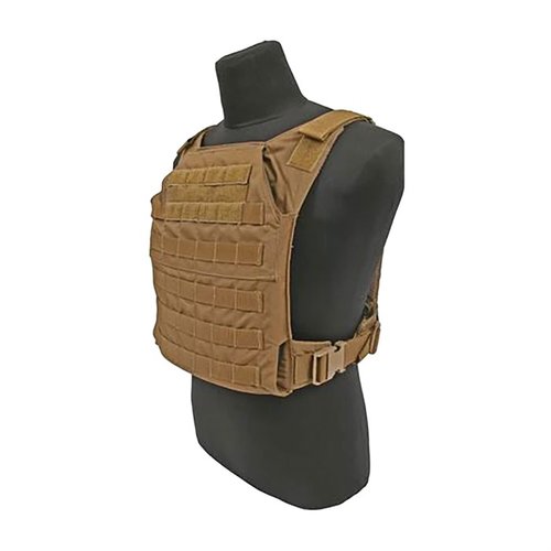 The Grey Ghost Gear Minimalist Plate Carrier offers lightweight protection, discrete stash pocket, mil-spec materials, and ventilation for maximum mobility.