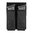 GREY GHOST GEAR DOUBLE PISTOL MAGNA MAG POUCH LAMINATE BLACK
