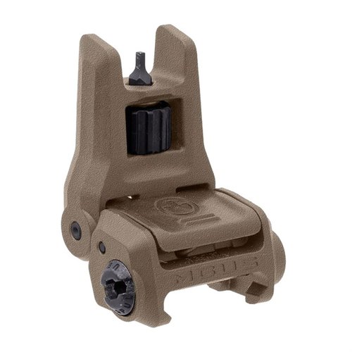 Magpul MBUS 3 Front Sight offers a lightweight, durable design with tool-free elevation adjustment, spring-loaded deployment, and multiple color options.