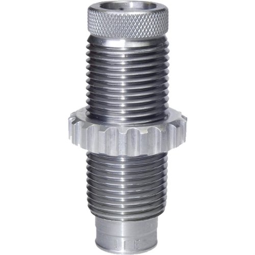Lee Factory Crimp Die ensures a firm bullet hold, enhancing accuracy by building higher pressure before movement, fitting all 7/8"-14 reloading presses.