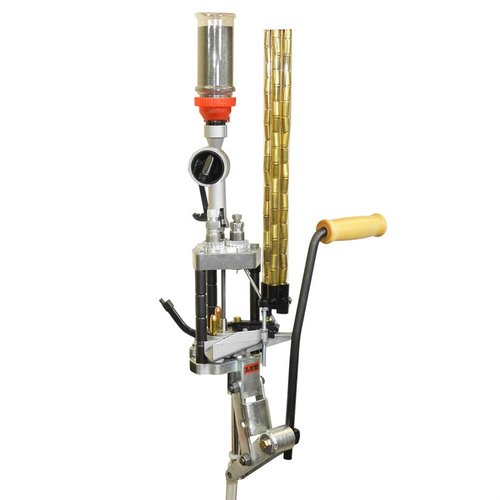 Lee Precision's PRO 1000 Press is a versatile 3-hole reloading kit, featuring a Pro Auto-Disk powder measure, case feeder, and efficient priming system.