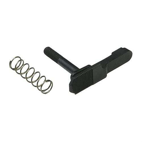 CMMG® ZEROED™ Ambi Mag Catch offers left-handed shooters enhanced leverage with an extended-release bar, compatible with mil-spec and aftermarket buttons.