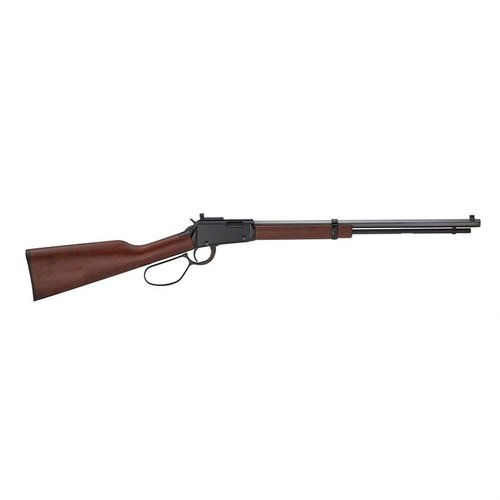 Henry's Lever Small Game rifle features a precision aperture sight, walnut stock, octagon barrel, and a large loop lever for easy handling in cold weather.