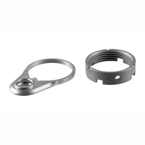 Získejte lehkost a odolnost s kombinací Titanium QD Endplate a Castle Nut od V Seven Weapon Systems, ideální pro optimalizaci vašeho AR-15.