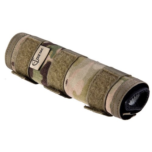 Cole-TAC HTP Suppressor Cover withstands 3000°F, features BOA locking straps, durable construction, and is water, fire, and mildew resistant for extreme conditions.