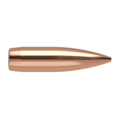 Nosler's CUSTOM COMPETITION 8MM Hollow Point Boat Tail Bullets offer unmatched accuracy with precision lead alloy cores, ideal for High Power and Long-Range shooting.
