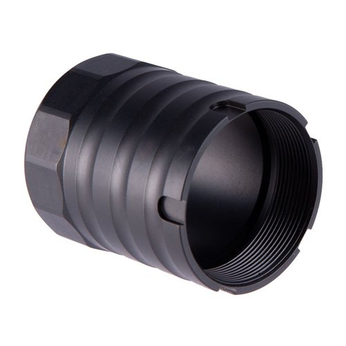JMAC's BDS Blast Diversion Shield reduces side blast and concussion by redirecting the blast forward, compatible with RRD-2C X and various suppressor mounts.