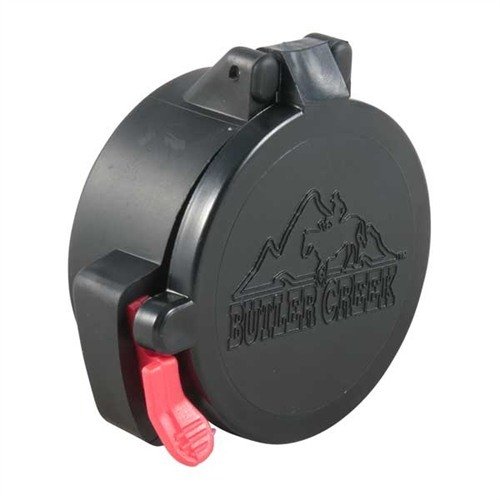 FLIP OPEN EYEPIECE LENS COVERS by BUTLER CREEK protect your lenses from debris while being weatherproof and easy to use with a simple finger pressure flip.