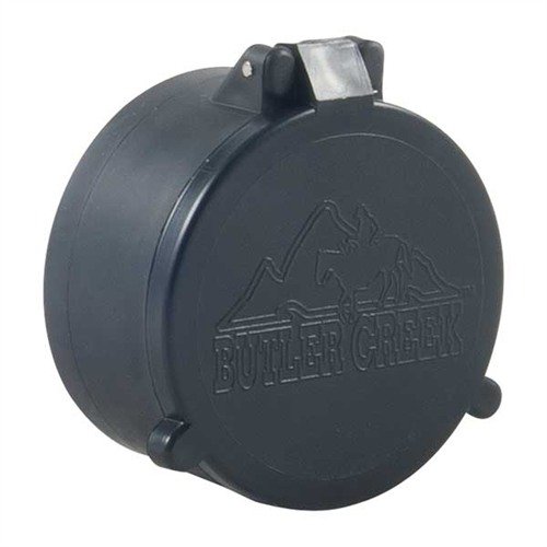 FLIP-OPEN OBJECTIVE LENS COVERS protect your scope from debris with weatherproof, dust-proof, and moisture-proof design; easy to open with finger pressure.