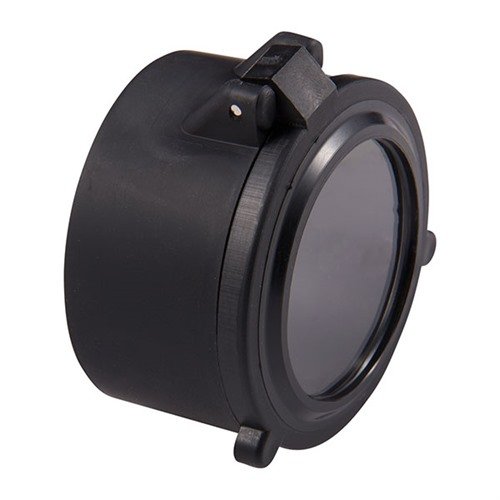 BLIZZARD SCOPE LENS COVERS provide quick, spring-loaded access for sighting, while impact-resistant polymer keeps lenses dry and clear in any weather.