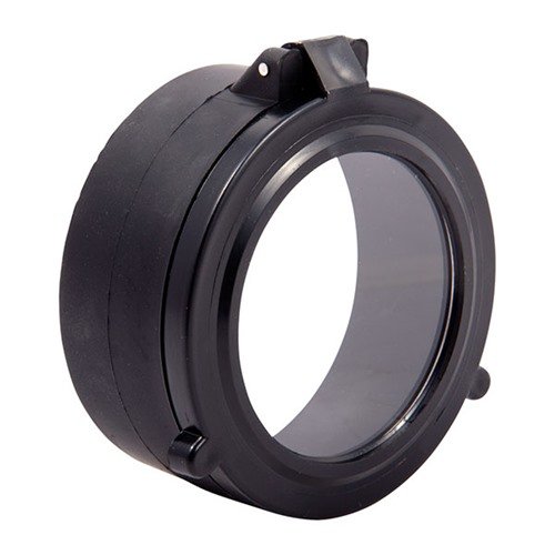 BLIZZARD SCOPE LENS COVERS feature spring-loaded, flip-open caps for quick sighting, keeping your scope dry and clear with impact-resistant polymer lenses.