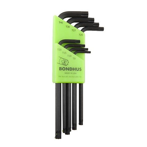 PROHOLD STAR TIP L-WRENCHES by BONDHUS fit all Star and TORX screws, ensuring a secure grip and precision fit, perfect for gunsmithing and firearm maintenance.