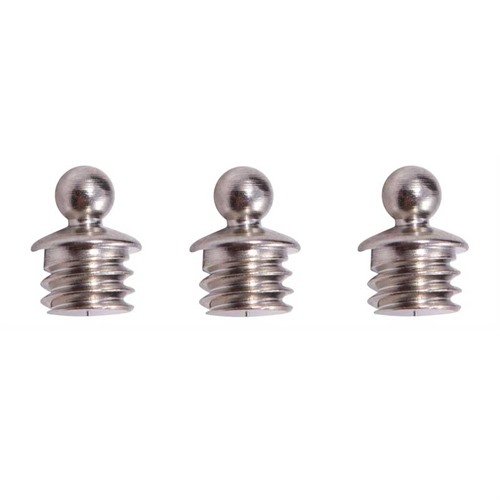 SIGHT BEADS by BRADLEY GUNSIGHT offer superior strength and indexing with a solid brass design, available in bright silver or gold, perfect for precision aiming.