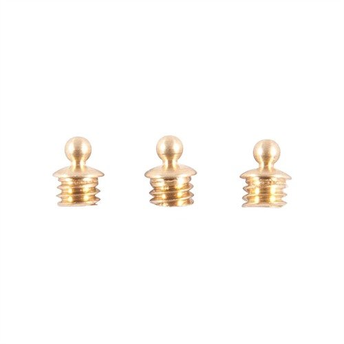 SIGHT BEADS from BRADLEY GUNSIGHT offer durable brass construction with positive indexing for enhanced accuracy and strength, available in gold and silver finishes.