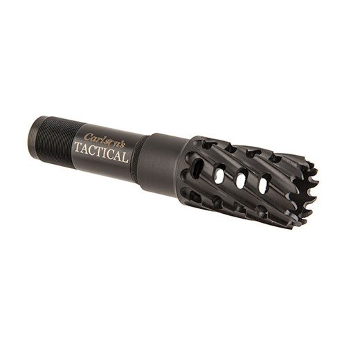 Carlson's Tactical Muzzle Brake reduces recoil, enhances control, and features a durable matte black finish—perfect for home defense and hunting.