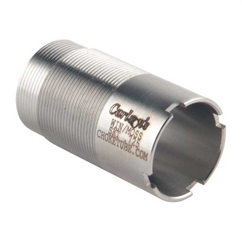Carlsons 12GA Win-Choke Choke Tubes offer non-rusting stainless steel construction, compatible with various shotguns for versatile shooting performance.