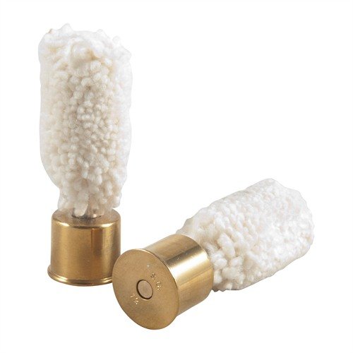 12 GA Brass Wool Snap Caps allow for safe dry fire practice, helping to eliminate flinching while protecting your firearm with a wool mop for rust prevention.