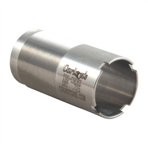 Carlsons 12GA Tru-Choke tubes are made from non-rusting stainless steel, compatible with various shotguns, and ideal for magnum and steel shot loads.
