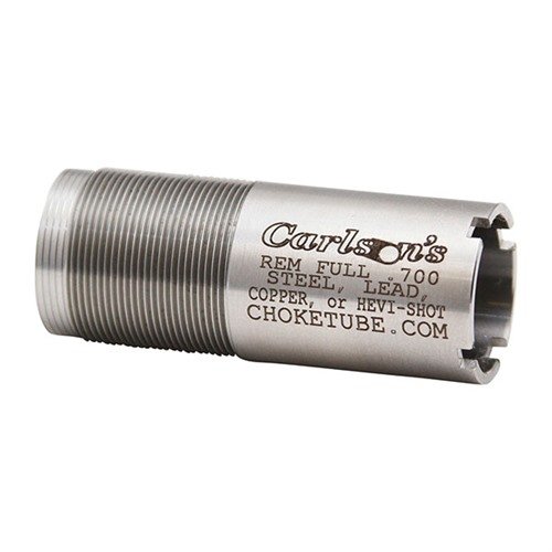 Carlsons 12GA Rem-Choke Choke Tubes offer durable, non-rusting stainless steel construction, perfect for magnum and steel shot loads in RemChoke shotguns.