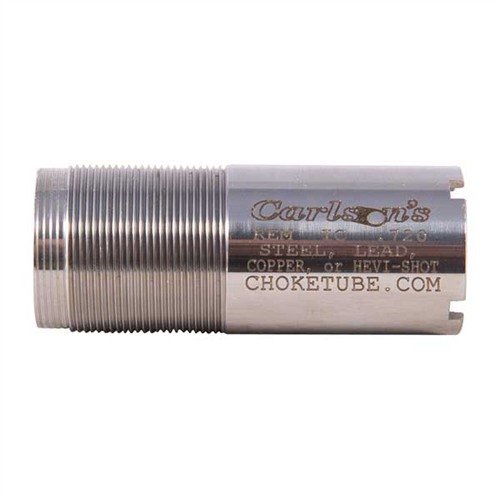 Carlsons 12GA Rem-Choke tubes are made of non-rusting stainless steel, compatible with magnum and steel shot, ensuring durability and performance for your shotgun.