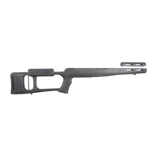 SKS Dragunov Stock by Choate offers indestructible fiberglass-filled polymer, adjustable length of pull, high cheekpiece for comfortable scope use, and easy installation.