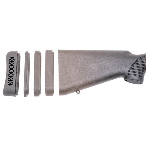 Buttstock Spacer Pak offers adjustable length of pull and cheekpiece height, with a sturdy aluminum insert for enhanced accuracy and stability.