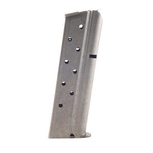 Genuine Colt 1911 9RD 38 SUPER MAGAZINES ensure reliable performance with durable steel springs and followers, perfect for duty and self-defense.