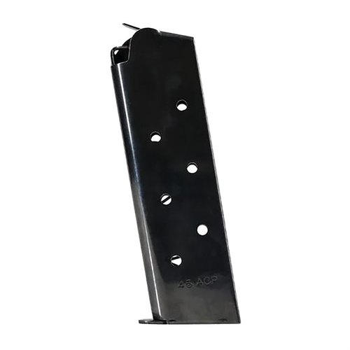 Colt 1911 Government/Commander 8-RD SS Magazine offers reliable feeding and durability, compatible with various .45 models for optimal performance.