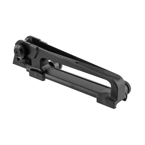 Genuine Colt AR-15 Carrying Handle offers Mil-Spec rear sight with elevation up to 600m, easy adjustments, and durable forged aluminum construction.