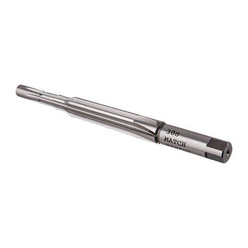 .308 Match Reamer from Clymer ensures tighter chambers for precision match ammo, crafted from M-7 High-Speed Steel for durability and professional-grade performance.