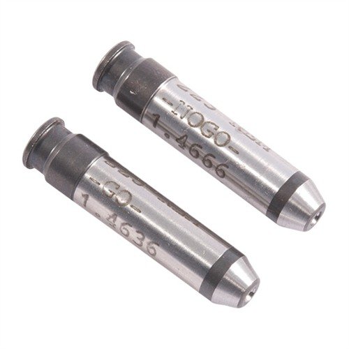 CLYMER Go & No-Go Headspace Gauge Sets ensure precise chamber measurements, include both gauges for thorough evaluation, and come in a durable carrying case.