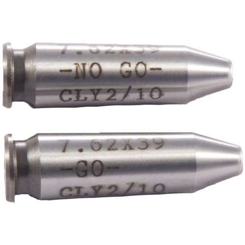 CLYMER Go & No-Go Headspace Gauge Sets ensure precision measurement of chamber sizes, include both gauges for thorough evaluation, and come in a durable carrying case.