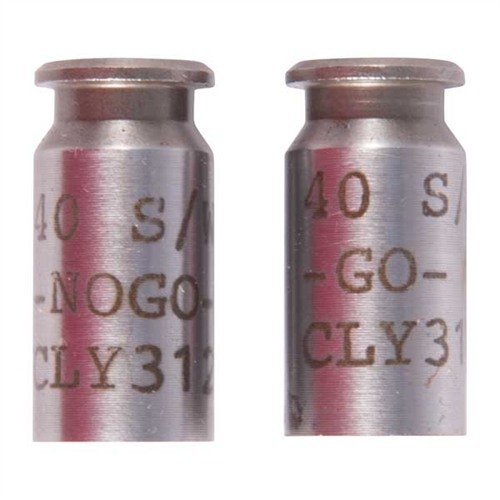 Clymer Go & No-Go Headspace Gauge Sets ensure precise chamber measurements, include both gauges for thorough evaluation, and come in a durable carrying case for easy storage.
