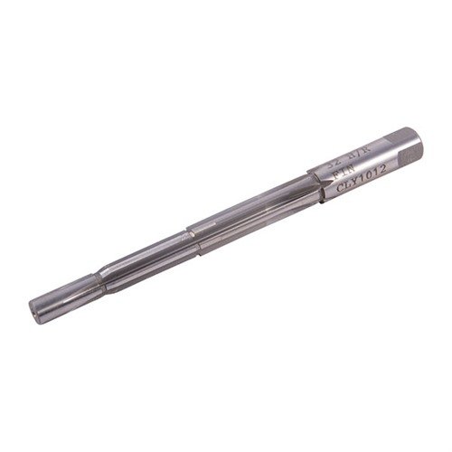 Precision Clymer Pistol Chambering Reamers in M-7 High-Speed Steel ensure accurate chambers for rimmed cartridges, offering durability and lifetime service.