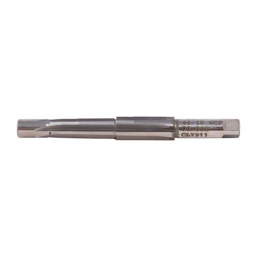 Precision Clymer Pistol Chambering Reamers in M-7 High-Speed Steel ensure accurate chambers for rimmed cartridges, offering durability and professional quality.