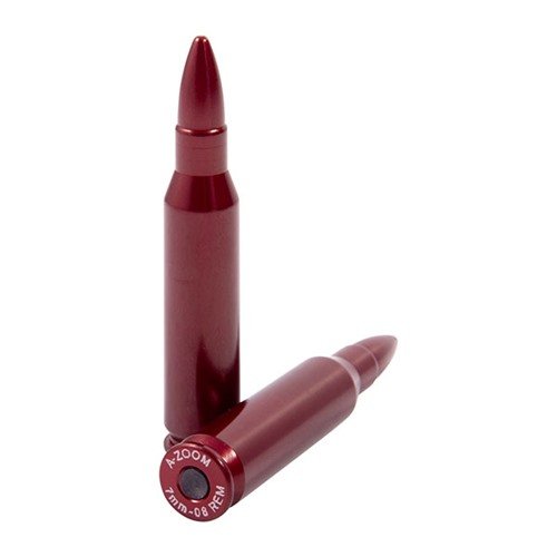 A-ZOOM AMMO SNAP CAP DUMMY ROUNDS enhance your shooting skills with durable aluminum construction, perfect for practice loading, unloading, and dry firing.