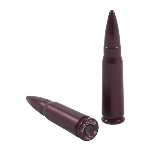 A-ZOOM 7.62x39mm Snap Caps enhance your shooting skills with durable aluminum construction, perfect for practice loading, unloading, and dry firing.